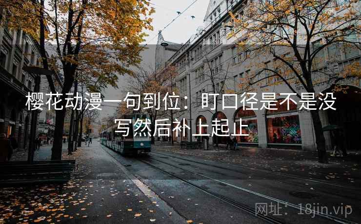 樱花动漫一句到位：盯口径是不是没写然后补上起止